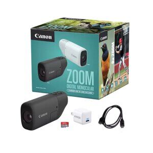 Canon Black ZOOM Digital Monocular with Charger and Case